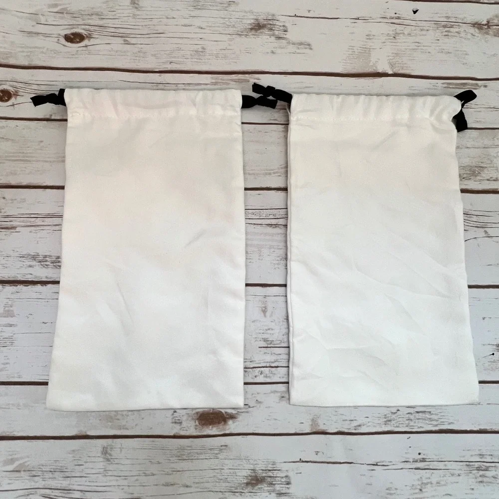 Adidas NMD S1 Shoe Dust Bags White Drawstring Logo Travel Storage Set of 2 OS